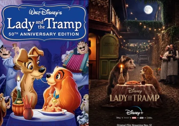 Disney's Lady and the Tramp posters.
