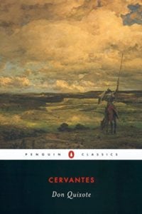 Don Quixote book cover.