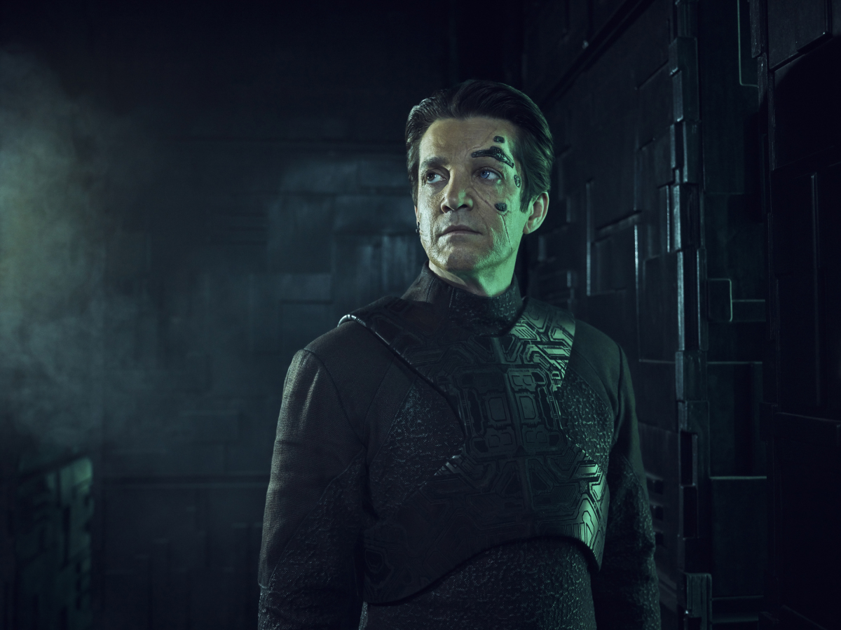 Pictured: Jonathan Del Arco as Hugh of the CBS All Access series STAR TREK: PICARD. Photo Cr: James Dimmock/CBS Â©2019 CBS Interactive, Inc. All Rights Reserved.