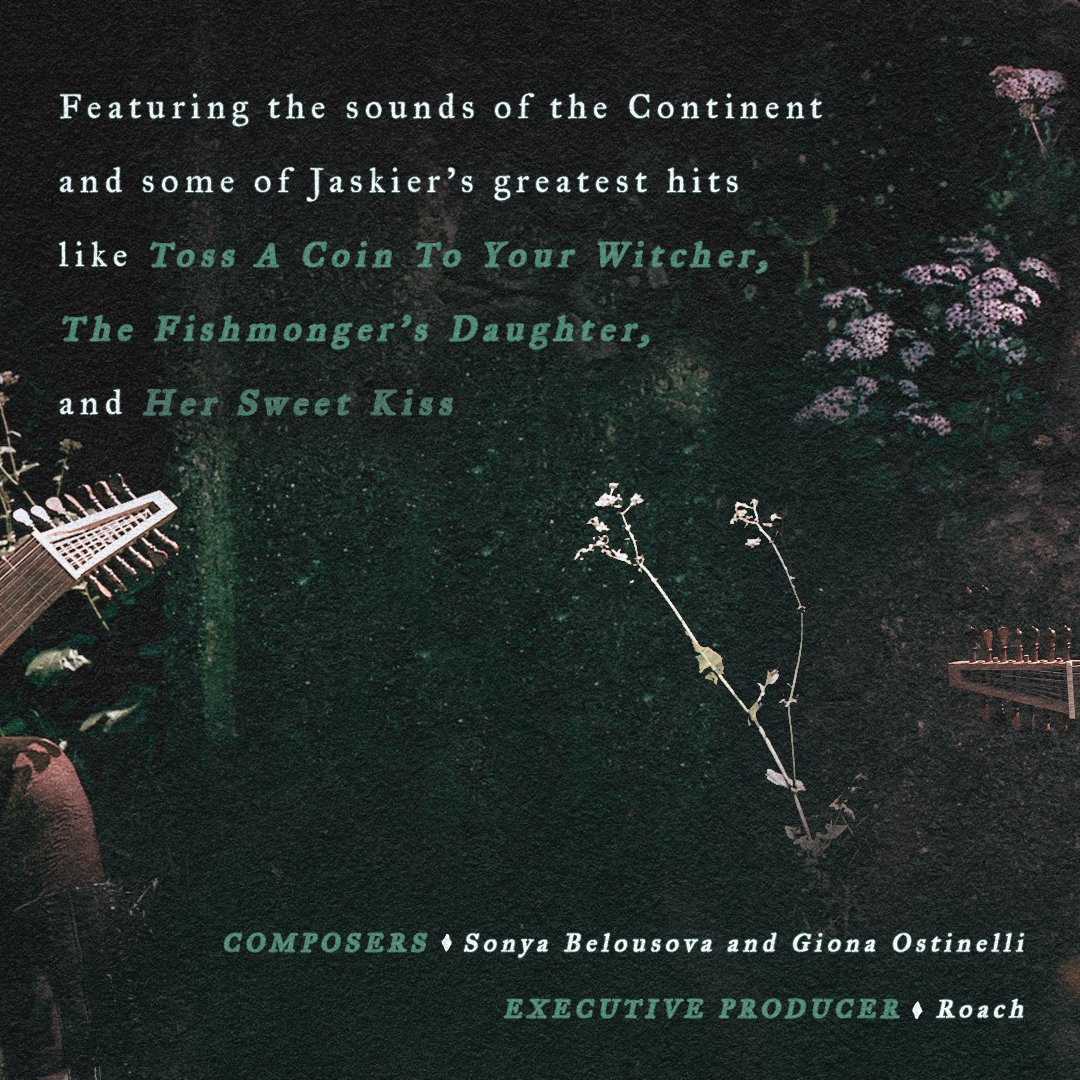 Jaskier's ballad album cover