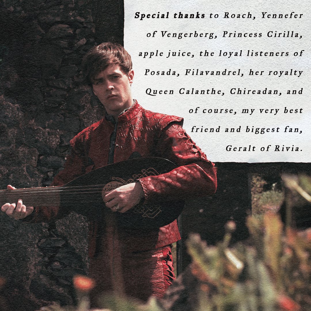 Jaskier's ballad album cover