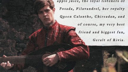 Jaskier's album cover from The Witcher