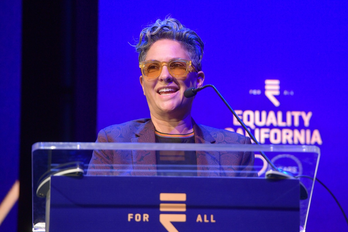 LOS ANGELES, CALIFORNIA - SEPTEMBER 28: Honoree Jill Soloway speaks onstage during Equality California's Special 20th Anniversary Los Angeles Equality Awards at the JW Marriott Los Angeles at L.A. LIVE on September 28, 2019 in Los Angeles, California. (Photo by Matt Winkelmeyer/Getty Images for Equality California)