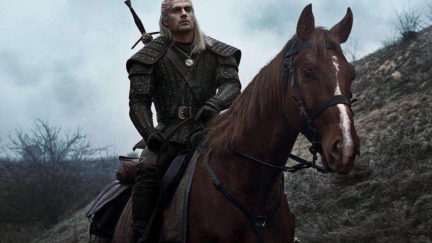 Geralt and Roach the horse on The Witcher