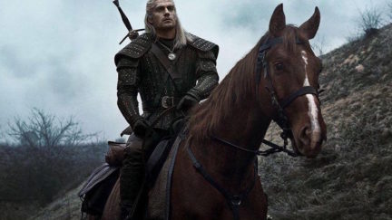 Geralt and Roach the horse on The Witcher