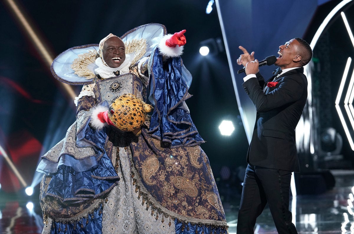 seal and nick cannon on the masked singer