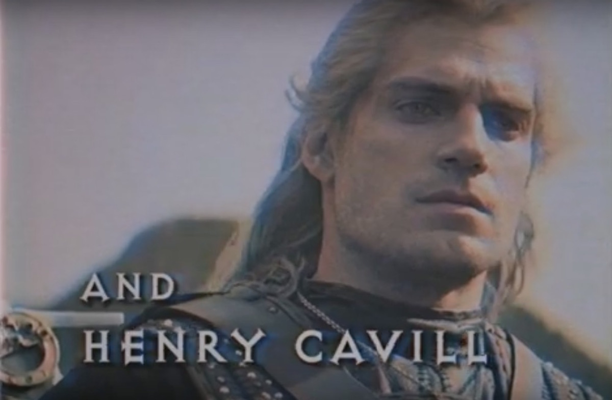 The Witcher '90s style retro intro