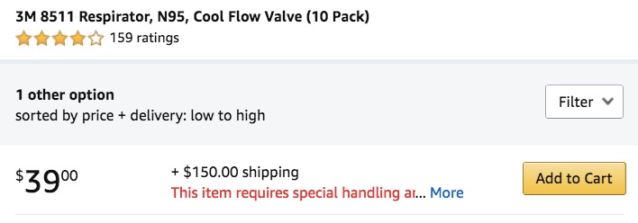 10 pack of 3m n95 masks