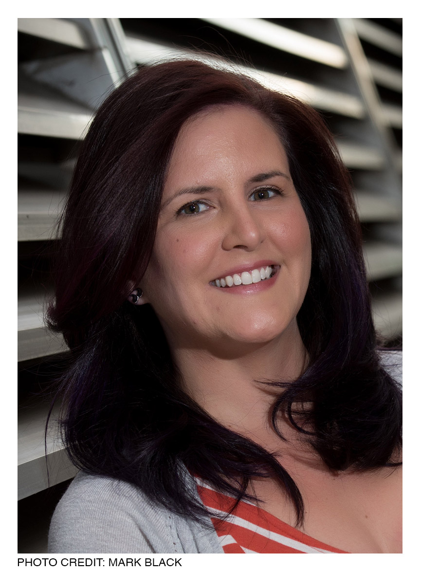 Author Crystal Cestari.