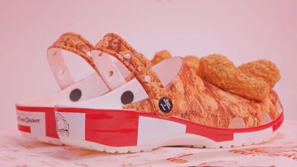 crocs made out of Kentucky fried chicken