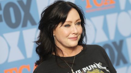 US actress Shannen Doherty attends the FOX Summer TCA 2019 All-Star Party at Fox Studios on August 7, 2019 in Los Angeles. (Photo by Michael Tran / AFP) (Photo credit should read MICHAEL TRAN/AFP via Getty Images)