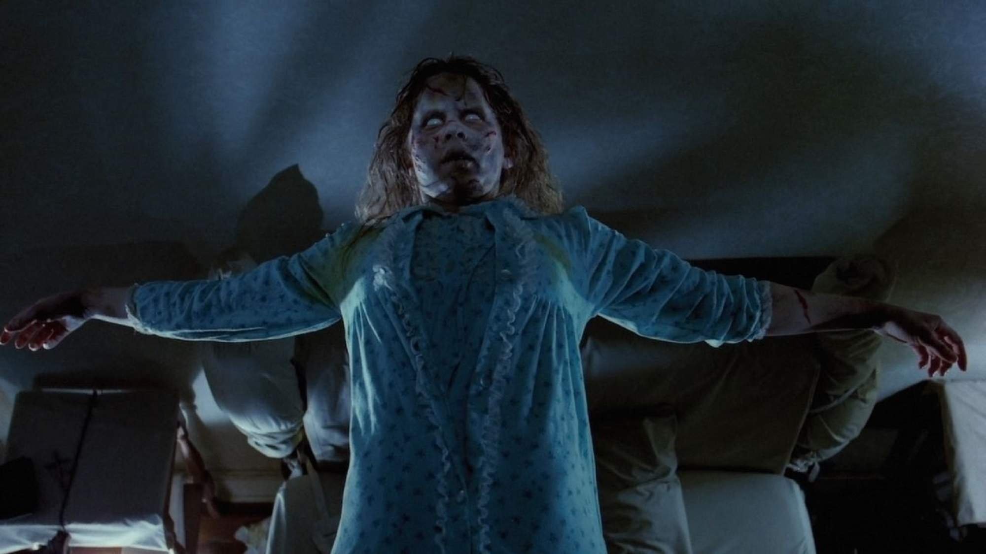 Linda Blair in the Exorcist
