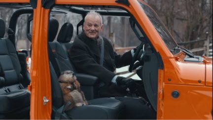 bill murray and groundhog