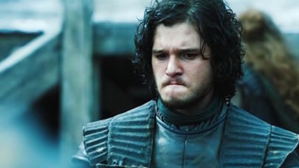 Jon Snow looking sad