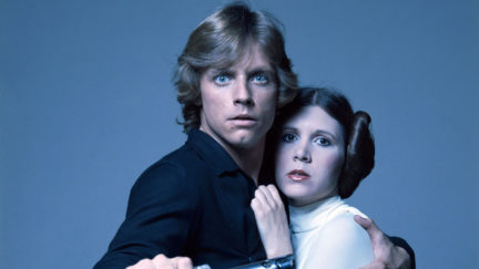 Luke Skywalker and Princess Leia