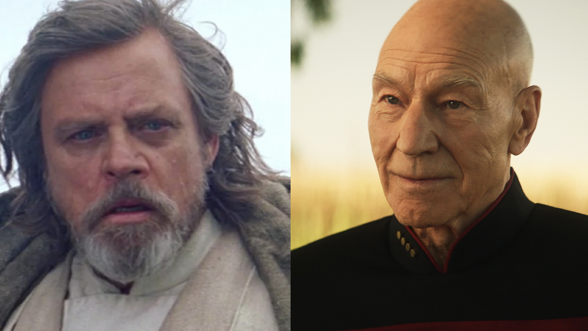 Luke Skywalker and Jean-Luc Picard.