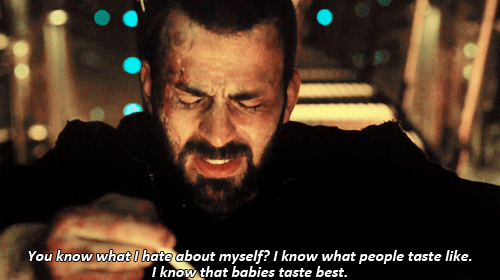 I know that babies taste best from Snowpiercer