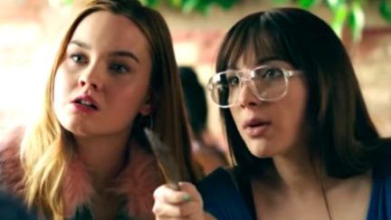 Hannah Marks and Liana Liberato in Banana Split.
