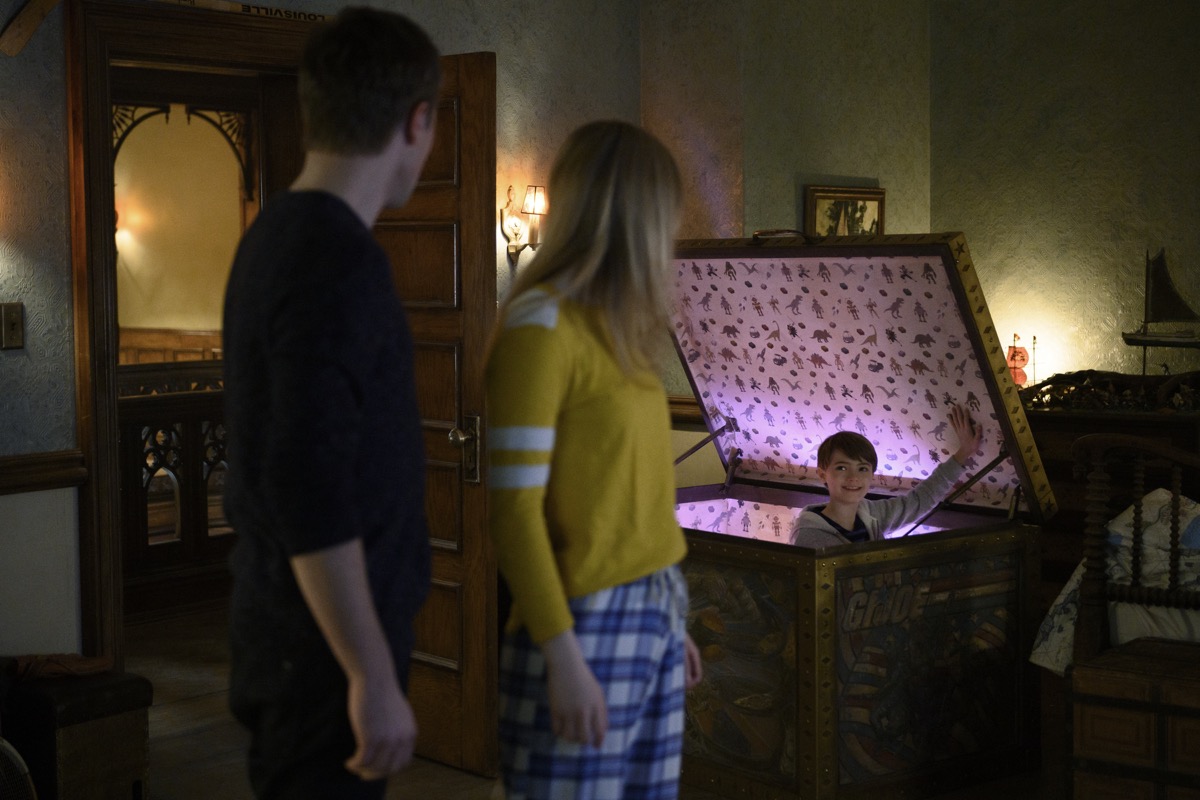 Bode in his toybox mind door in Netflix's Locke and Key.