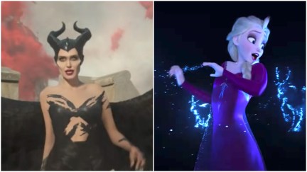 malefient and elsa embrace their power