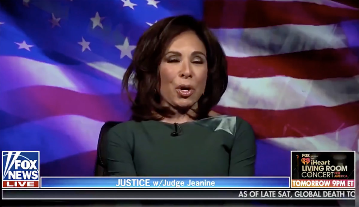 drunk jeanine pirro