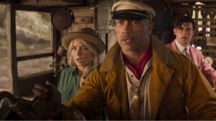 emily blunt dwayne johnson