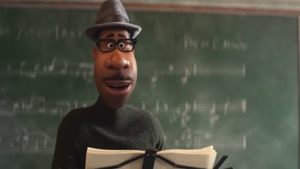 Joe in Soul as a human from pixar