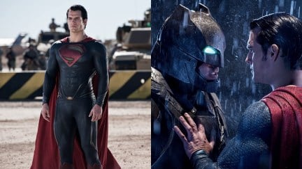 Henry Cavill in Man of Steel (2013); Batman v Superman: Dawn of Justice (2016)