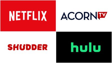 streaming services netflix hulu acorn shudder
