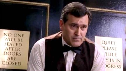 Bruce Campbell in Spider-Man 2.