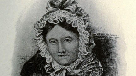 Drawing of Dorothy Wordsworth in middle age