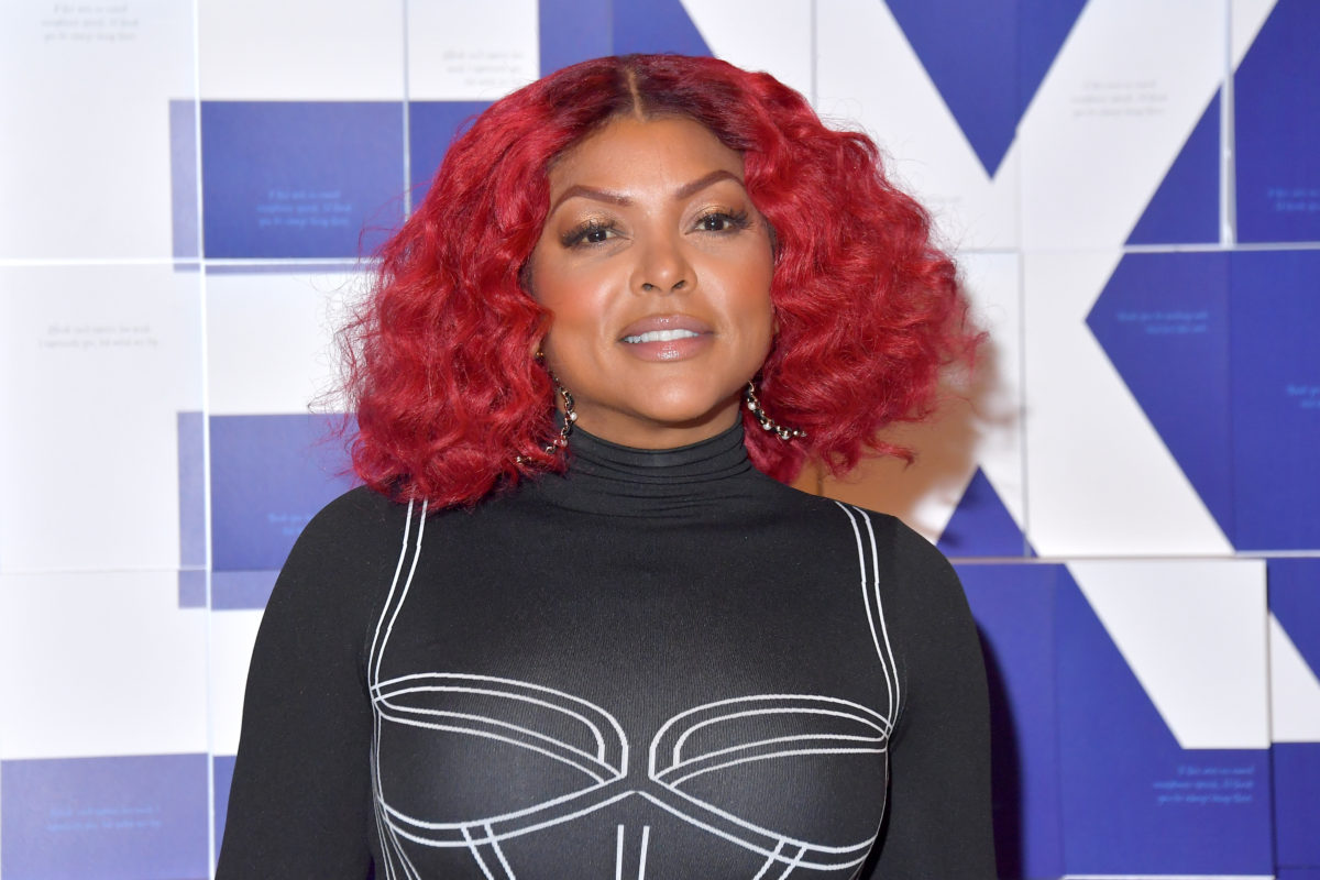 NEW YORK, NEW YORK - MARCH 06: Taraji P. Henson and American Express Launch #ExpressThanks Pop Up Cafe at Grand Central Station on March 06, 2020 in New York City. (Photo by Michael Loccisano/Getty Images,)
