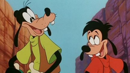 Jason Marsden and Bill Farmer in A Goofy Movie (1995) just two dudes being dudes
