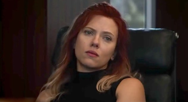Scarlet Johansson as Black Widow in Avengers: Endgame