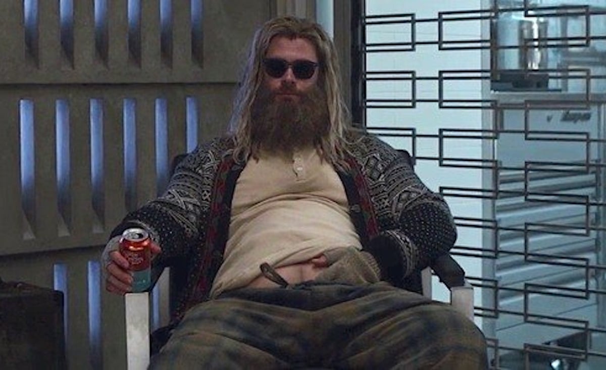Chris Hemsworth plays Bro Thor in Endgame
