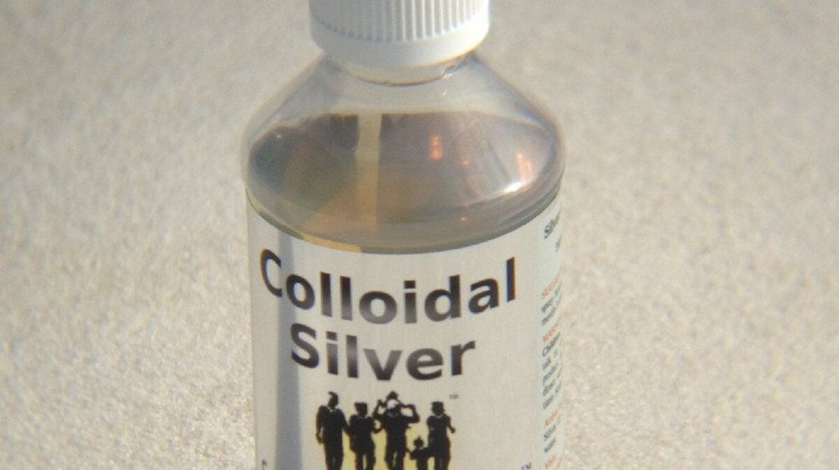 bottle of colloidal silver