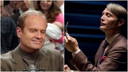 frasier crane and hannibal lecter both look smug