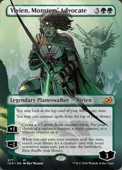 Vivien, Monsters' Advocate {3}{G}