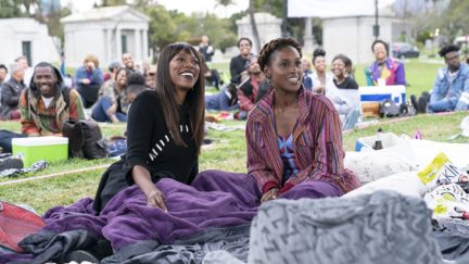 Yvonne Orji and Issa Rae in Insecure (2016) as Molly and Issa
