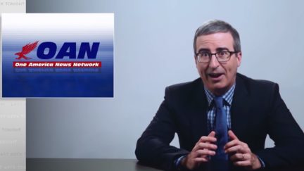 John Oliver speaks about OAN on Last Week Tonight.