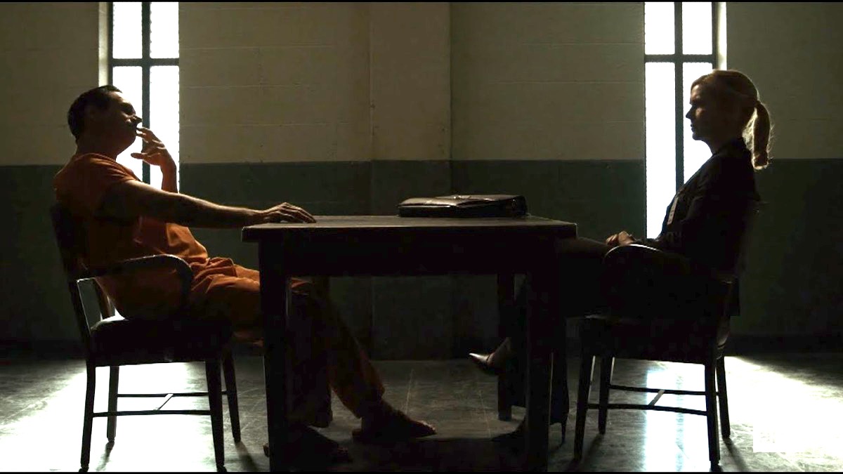 Kim Wexler talking to Lalo Salamanca on AMC's Better Call Saul.