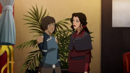 korra and asami being subtle bisexuals