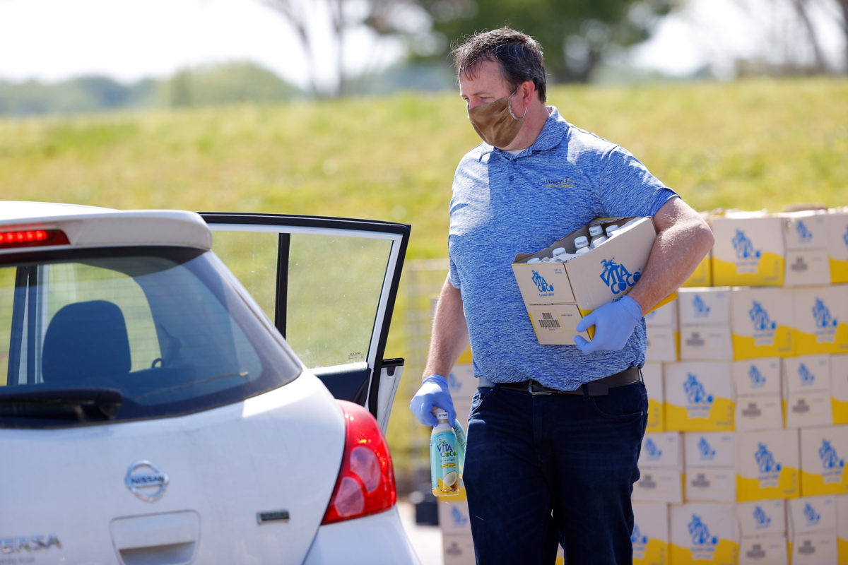 Atlanta Motor Speedway Hosts Food Distribution Event For Those In Need