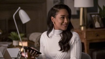 Candice Patton in Marathon/The Flash episode