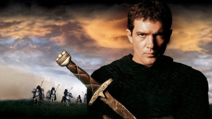 antonio banderas in the the 13th warrior. TOuchstone pictures.