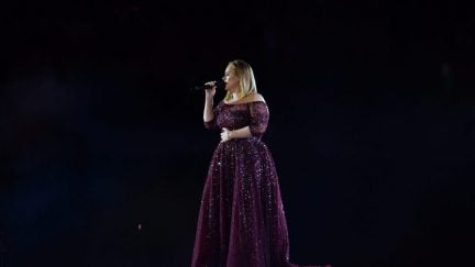 Adele slaying it on stage