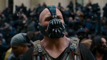 Tom Hardy as Bane in the Dark Knight Rises