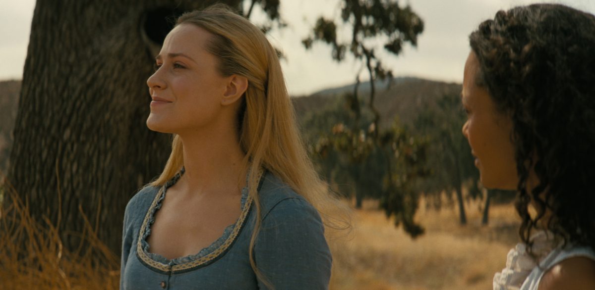 Dolores and maeve look at the beauty in westworld