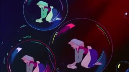 cinderella in bubbles