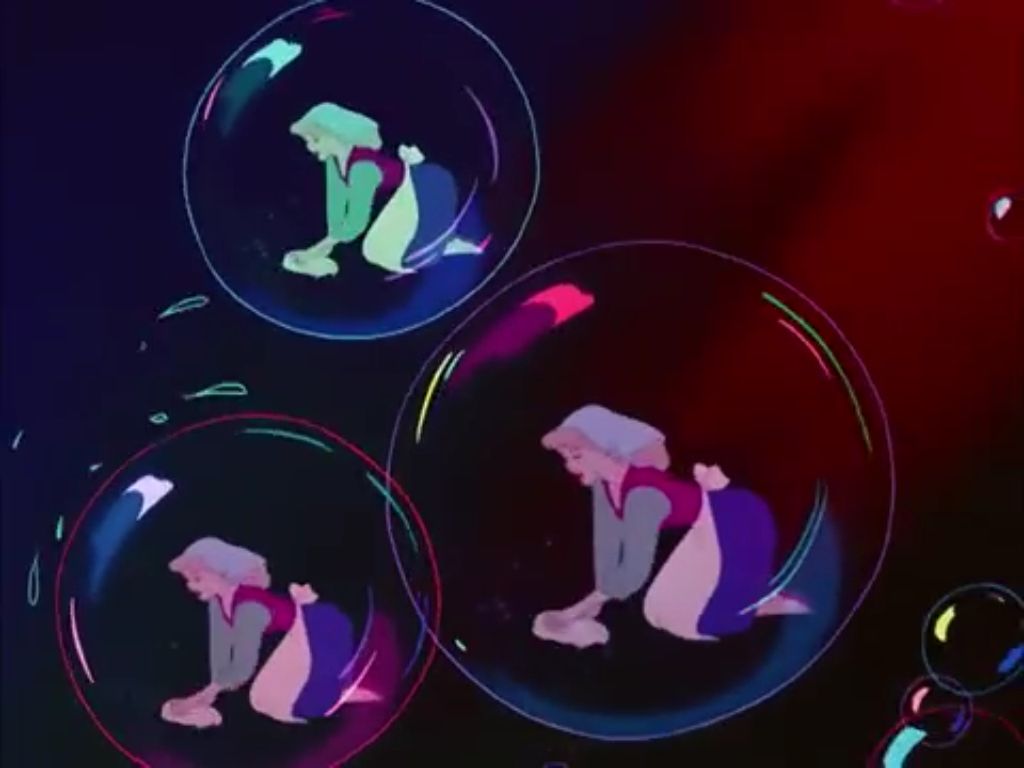 cinderella in bubbles